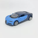 Miniatura Bugatti Chiron Azul Escala 1:36