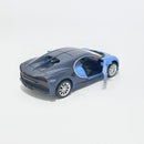 Miniatura Bugatti Chiron Azul Escala 1:36