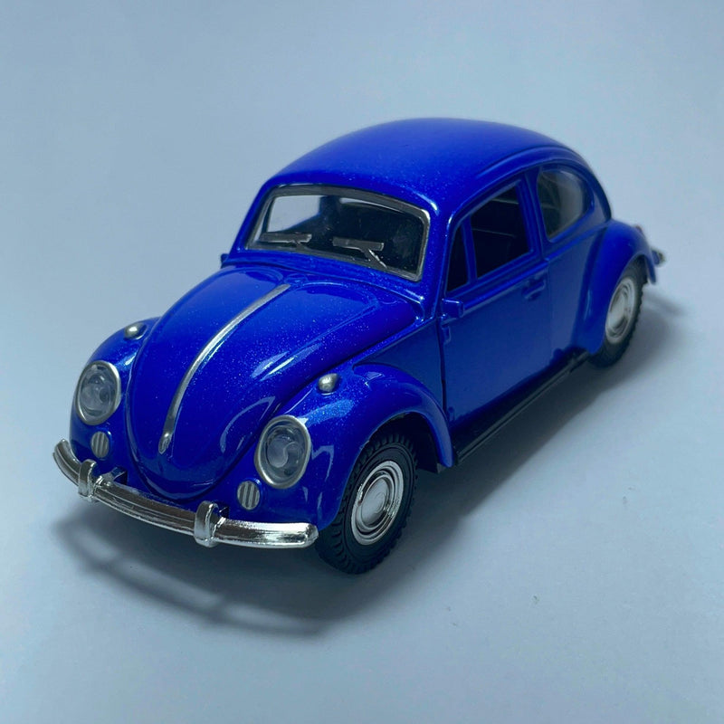 Carrinho Miniatura Antigo Clássico Volkswagen Fusca 1967 Azul - MiniTurbo