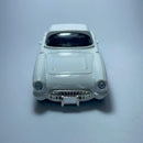 Miniatura Carro Antigo Chevrolet Corvette 1957 Branco - MiniTurbo