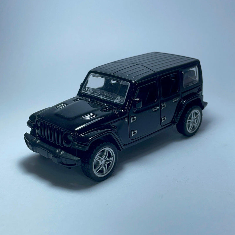 Miniatura Carro SUV Jeep Wrangler Preto - MiniTurbo