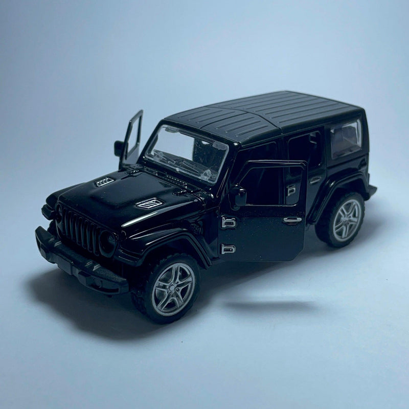 Miniatura Carro SUV Jeep Wrangler Preto - MiniTurbo