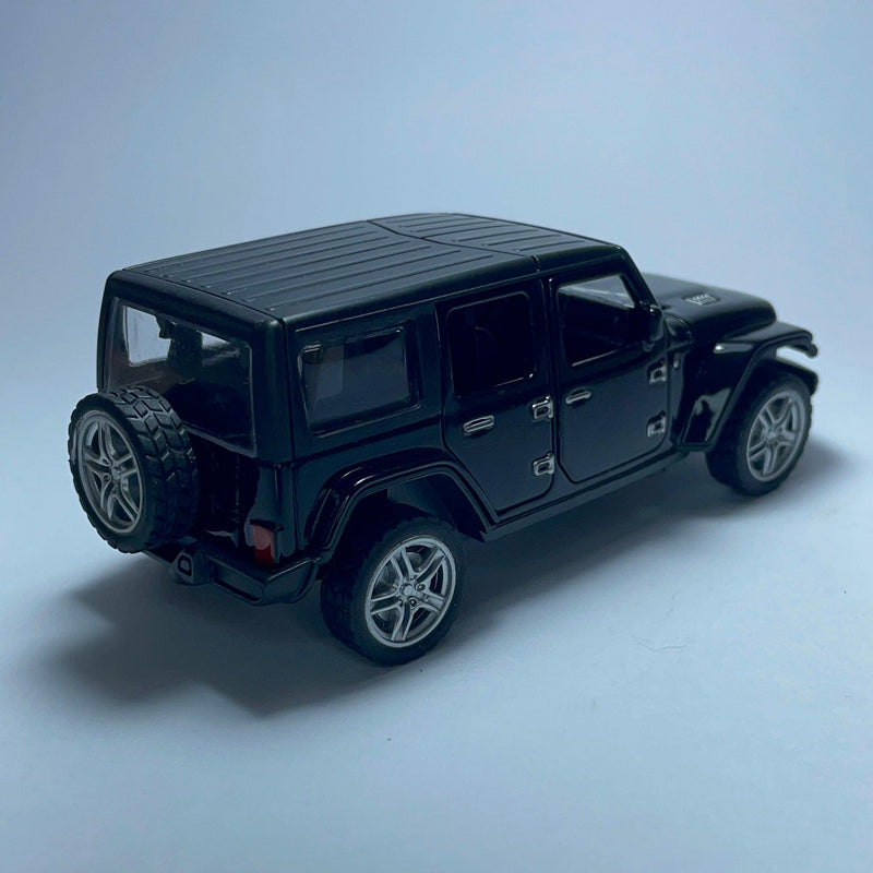 Miniatura Carro SUV Jeep Wrangler Preto - MiniTurbo