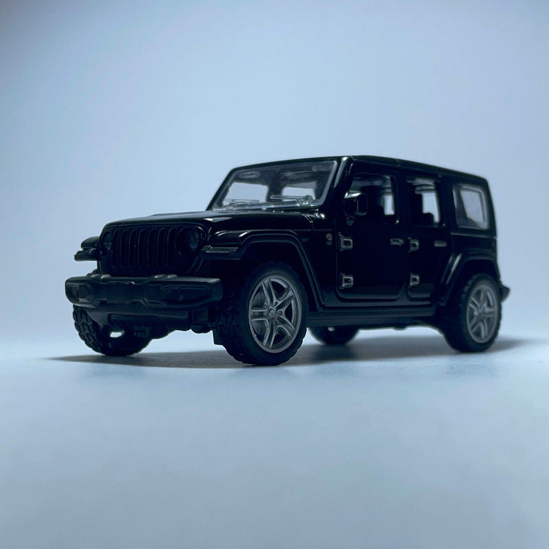 Miniatura Carro SUV Jeep Wrangler Preto - MiniTurbo