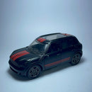 Miniatura Carrinho Esportivo Mini Cooper CountryMan Preto fosco com detalhes em Vermelho - MiniTurbo