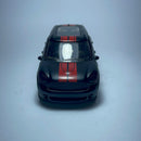 Miniatura Carrinho Esportivo Mini Cooper CountryMan Preto fosco com detalhes em Vermelho - MiniTurbo
