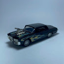 Carrinho Miniatura Antigo Esportivo Chrysler Preto Com Detalhes em Fogo - MiniTurbo
