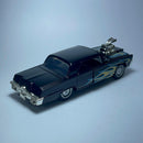 Carrinho Miniatura Antigo Esportivo Chrysler Preto Com Detalhes em Fogo - MiniTurbo