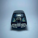 Carrinho Miniatura Antigo Esportivo Chrysler Preto Com Detalhes em Fogo - MiniTurbo