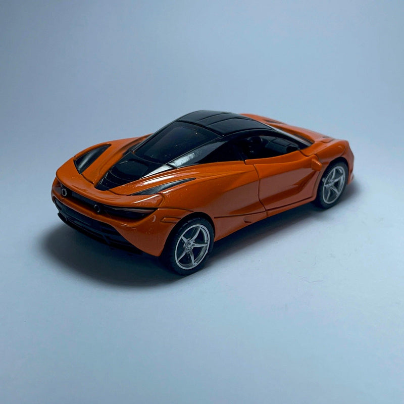 Miniatura Carro de Corrida Esportivo McLaren 720s Laranja - MiniTurbo