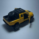 Miniatura Carrinho PickUp Ford Raptor Amarelo Escala 1/36 - MiniTurbo