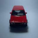 Miniatura Carro Antigo Clássico Volkswagen Golf GTI Vermelho Escala 1/36 - MiniTurbo