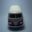 Carrinho Miniatura Antigo Clássico Volkswagen Kombi Vermelha Escala 1/36 - MiniTurbo