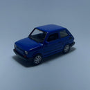 Miniatura Carro Antigo Clássico Fiat 126 Azul Escala 1/36 - MiniTurbo