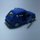 Miniatura Carro Antigo Clássico Fiat 126 Azul Escala 1/36 - MiniTurbo