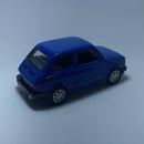 Miniatura Carro Antigo Clássico Fiat 126 Azul Escala 1/36 - MiniTurbo
