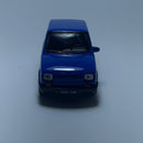 Miniatura Carro Antigo Clássico Fiat 126 Azul Escala 1/36 - MiniTurbo