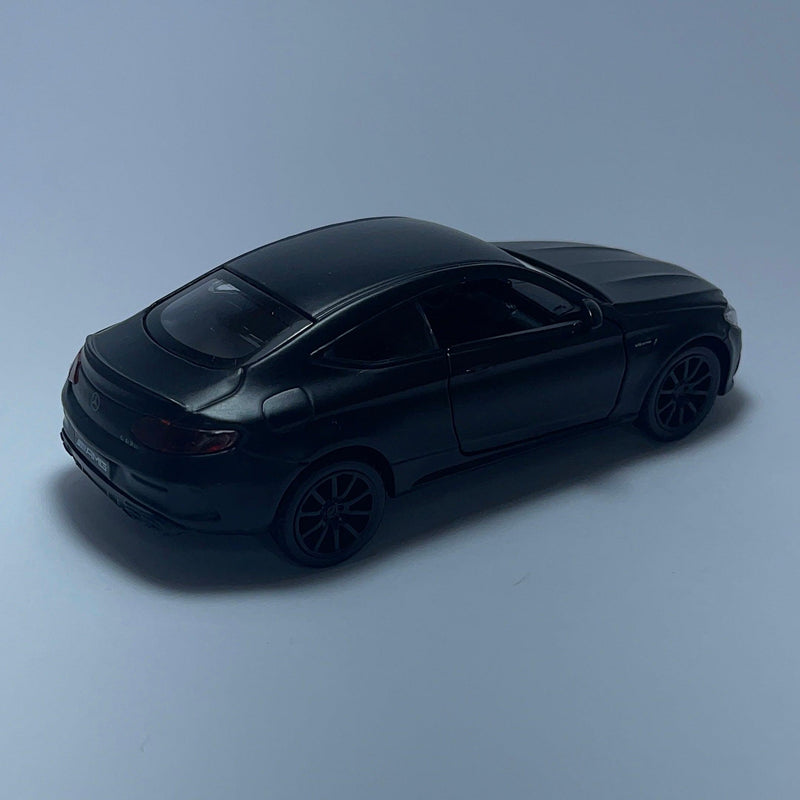 Carrinho Miniatura Esportivo Mercedez Benz C63 Preto Escala 1/36 - MiniTurbo