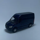 Carrinho Miniatura VAN Mercedez Benz Sprinter Preto Escala 1/36 - MiniTurbo