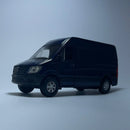 Carrinho Miniatura VAN Mercedez Benz Sprinter Preto Escala 1/36 - MiniTurbo