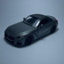 Carrinho Miniatura Esportivo BMW Z4 Cinza Escala 1/36 - MiniTurbo
