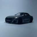 Carrinho Miniatura Esportivo BMW Z4 Cinza Escala 1/36 - MiniTurbo