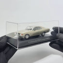 Miniatura Carros Clássicos do Brasil Nacional Comodoro 250 Coupe 1982 Dourado Escala 1:43
