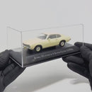 Miniatura Carros Clássicos do Brasil Nacional Ford Maverick 4 Super Luxo Amarelo Claro Escala 1:43