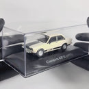 Miniatura Carros Clássicos do Brasil Nacional Chevette GP II 1977 Branco Escala 1:43