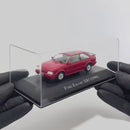 Miniatura Carros Clássicos do Brasil Nacional Ford Escort XR3 1990 Vermelho Escala 1:43